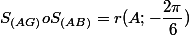 S_{(AG)} o S_{(AB)}=r(A;-\dfrac{2\pi}{6})